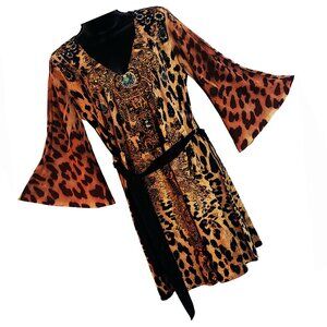 Leopard Queen Women's Embellished Dress
